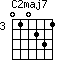 C2maj7=010231_3