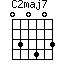C2maj7=030403_1