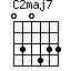 C2maj7=030433_1