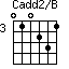 Cadd2/B=010231_3