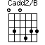 Cadd2/B=030433_1