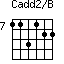 Cadd2/B=113122_7