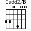 Cadd2/B=330400_1