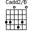 Cadd2/B=330430_1