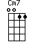 Cm7=0011_1