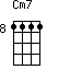 Cm7=1111_8