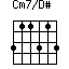 Cm7/D#=311313_1