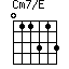 Cm7/E=011313_1