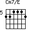 Cm7/E=221112_5
