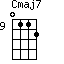 Cmaj7=0112_9