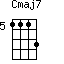 Cmaj7=1113_5