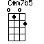 C#m7b5=0102_1