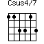 Csus4/7=113313_1