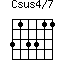 Csus4/7=313311_1
