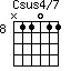 Csus4/7=N11011_8