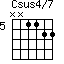 Csus4/7=NN1122_5