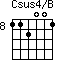 Csus4/B=112001_8