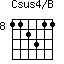 Csus4/B=112311_8