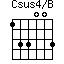 Csus4/B=133003_1