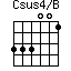 Csus4/B=333001_1