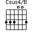 Csus4/B=333003_1