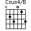 Csus4/B=N23013_1