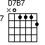 D7B7=N01112_7