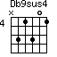 Db9sus4=N31301_4