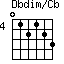 Dbdim/Cb=012123_4