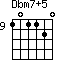 Dbm7+5=101120_9