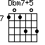 Dbm7+5=101303_7