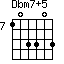 Dbm7+5=103303_7