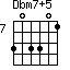 Dbm7+5=303301_7