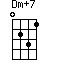 Dm+7=0231_1