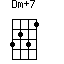 Dm+7=3231_1