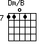 Dm/B=1101_7
