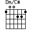Dm/C#=100221_1