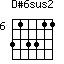 D#6sus2=313311_6