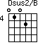 Dsus2/B=0102_4
