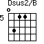 Dsus2/B=0311_5
