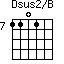 Dsus2/B=1101_7