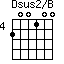 Dsus2/B=200100_4