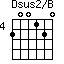 Dsus2/B=200120_4