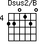 Dsus2/B=220120_4