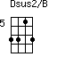 Dsus2/B=3313_5
