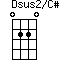 Dsus2/C#=0220_1