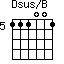 Dsus/B=111001_5