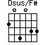 Dsus/F#=204033_1