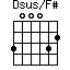 Dsus/F#=300032_1