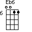 Eb6=0011_6